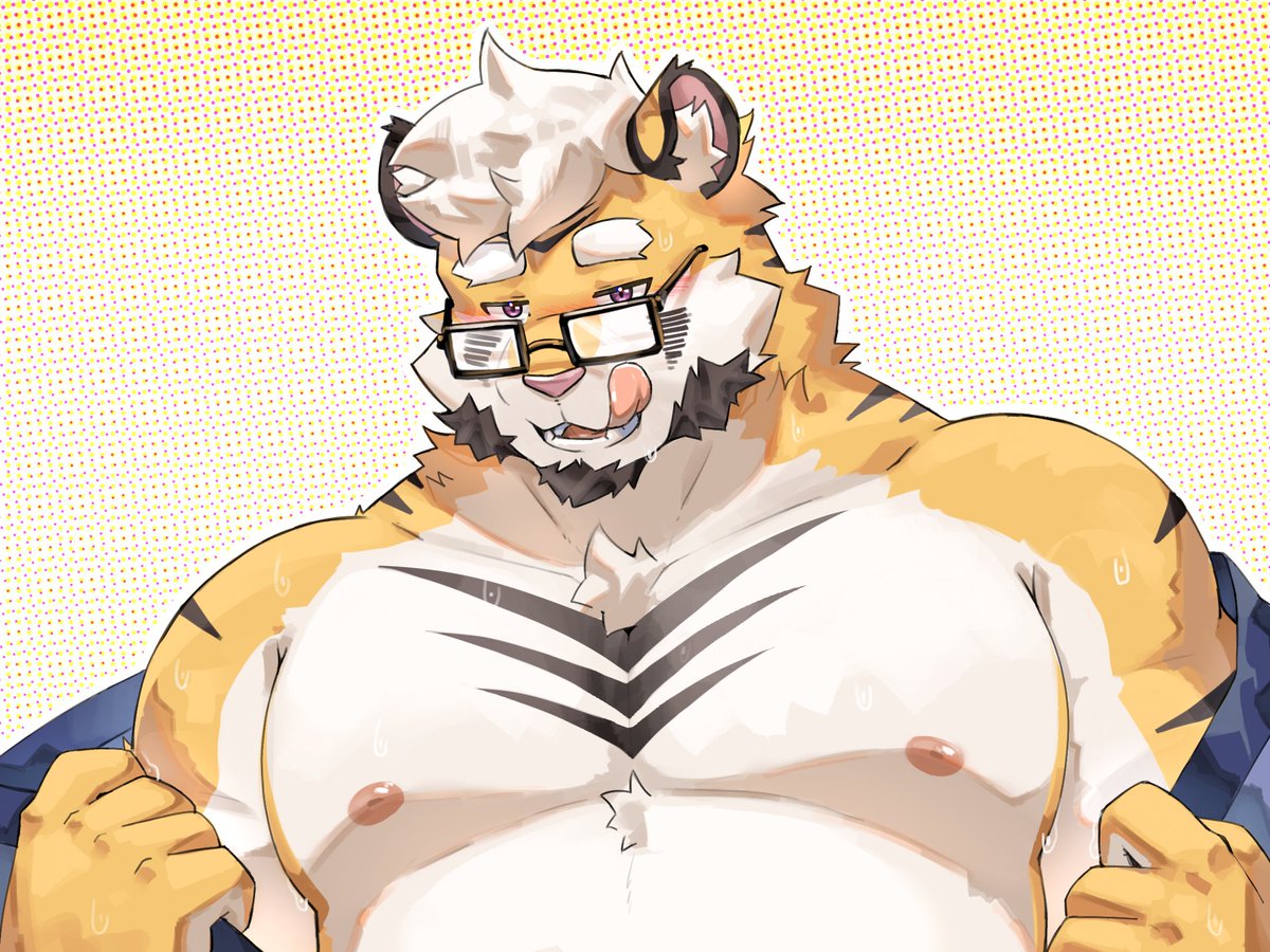 Innocent tiger cub in another timeline after accidentally eating a cursed jelly box 🥲🥲🥲
Art gift by <a href="/BonBonKun15/">BonBonKun</a>
