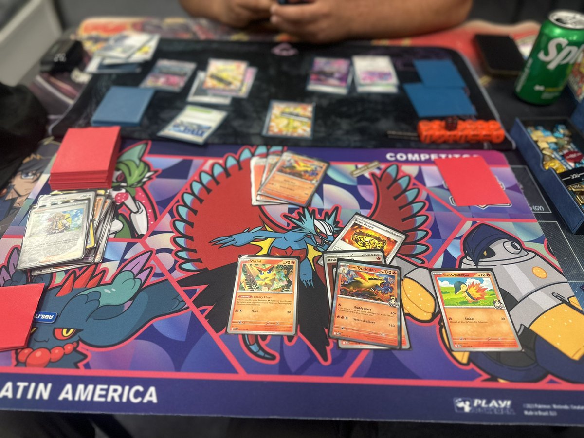 kantocodytcg's tweet photo. 1st and 2nd place.
Was a blast seeing @DerpyBronze117
Typhlosion is real.
#pokemon #playpokemon #tpci #cardaddicts #typhlosion. https://t.co/dudJPhf8Oa