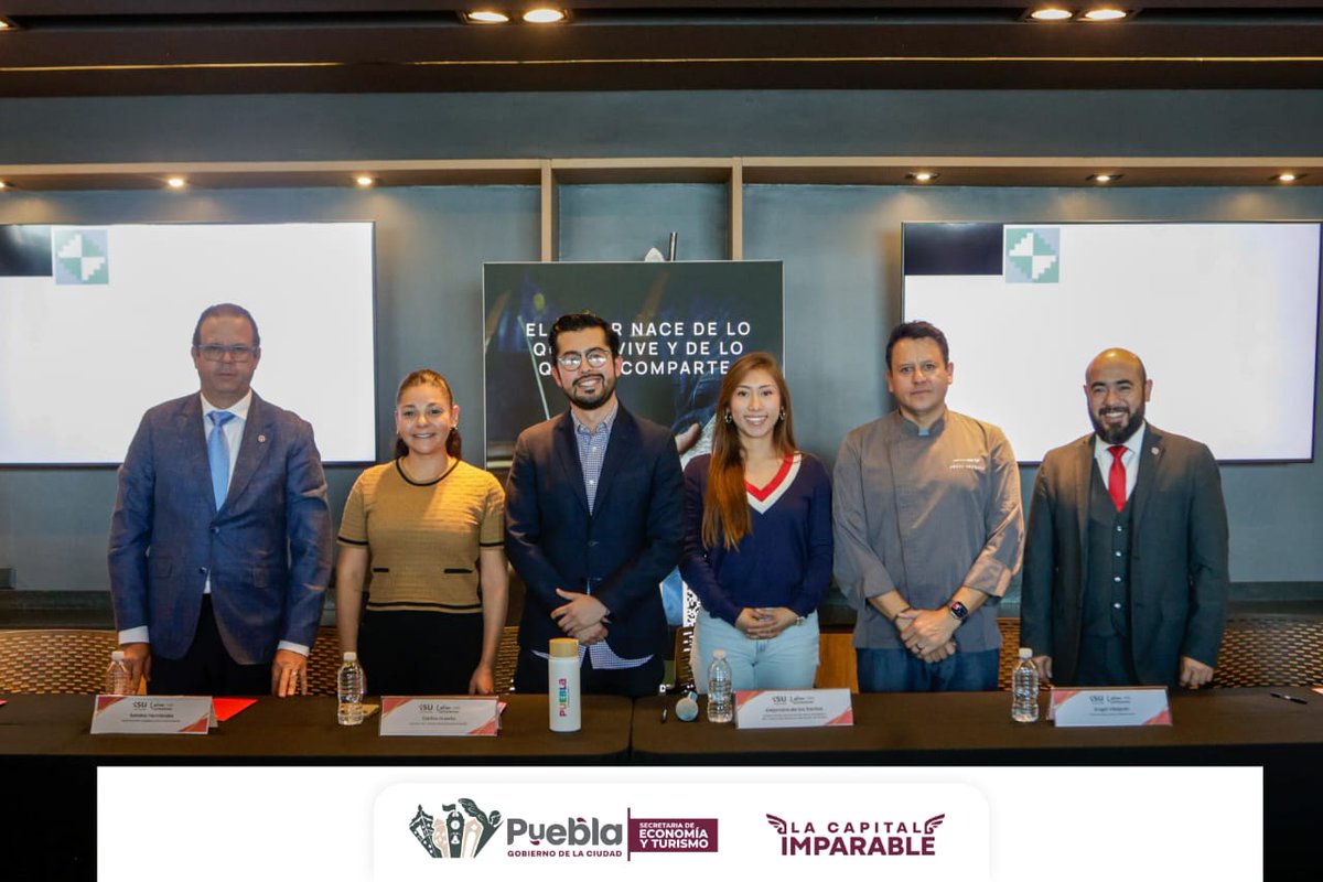 DesaEcoPue's tweet photo. ¡Se acerca!

El director @carloshuertar presentó #LatinoGastronomic, el primer congreso que expondrá la importancia de la gastronomía poblana y mexicana a nivel internacional y posicionará a la Ciudad de Puebla como un destino gastronómico de clase mundial.

#VisitaPuebla https://t.co/guk4GpLzQm