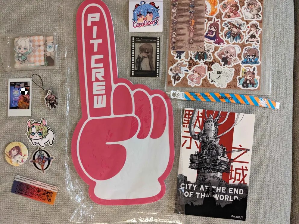 ANYC/AFO haul. I met a ton of awesome people, got a few freebies, and gave away over 400 stickers. Unforgettable weekend for sure!