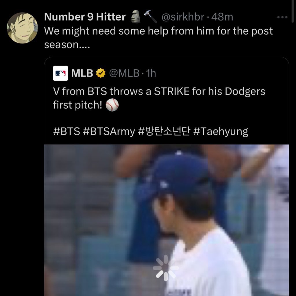 oh the locals are already at it 😂 kim taehyung your impact is INSANE
