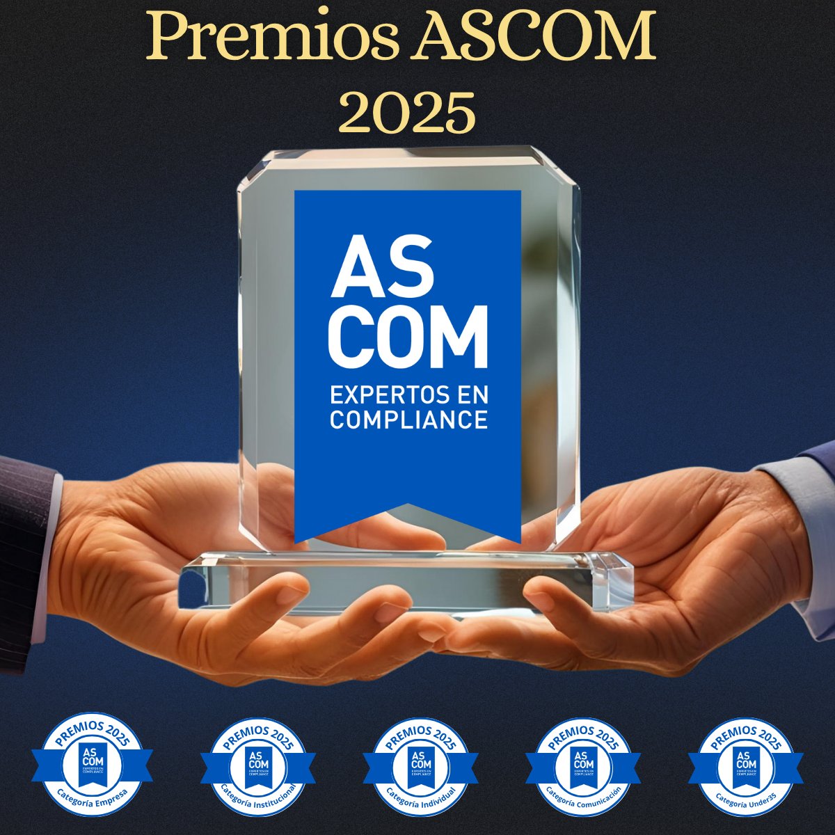 ascomGRC's tweet image. 📢#PremiosASCOM
🗓️ El 9 de septiembre celebraremos la novena edición de estos galardones, referente en #compliance por premiar compromiso, innovación y buenas prácticas.
Muy pronto abriremos inscripciones para asistir. ¡No te lo pierdas!
#ASCOM #ética