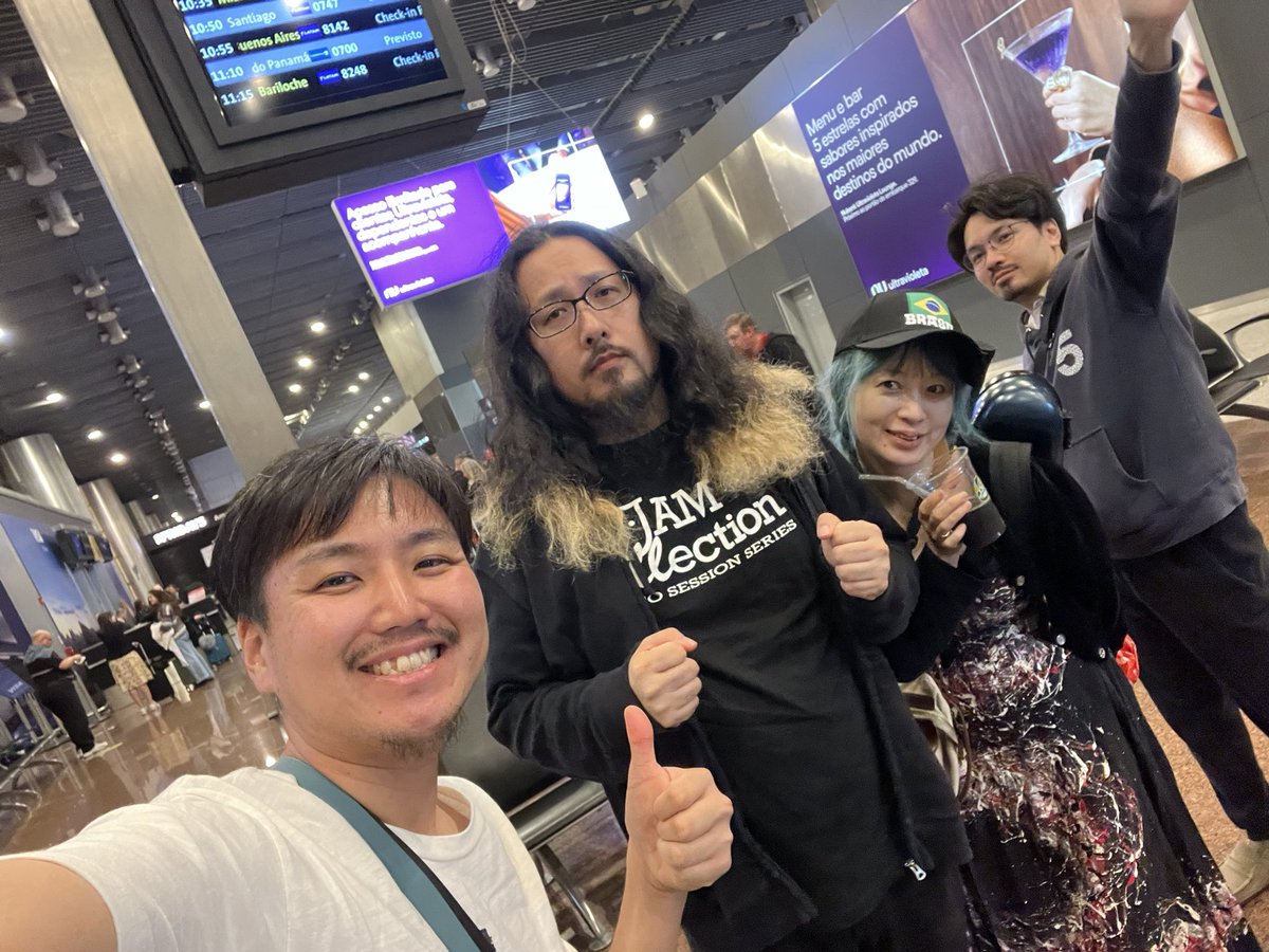 ブラジルありがとおおおおーーーーう！！！！！！！🇧🇷今からドバイ経由で再び30時間かけて日本へ帰るぜ！！！！！！🇯🇵