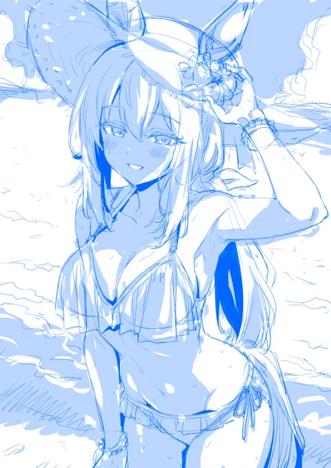 アヤベさん、ラフ