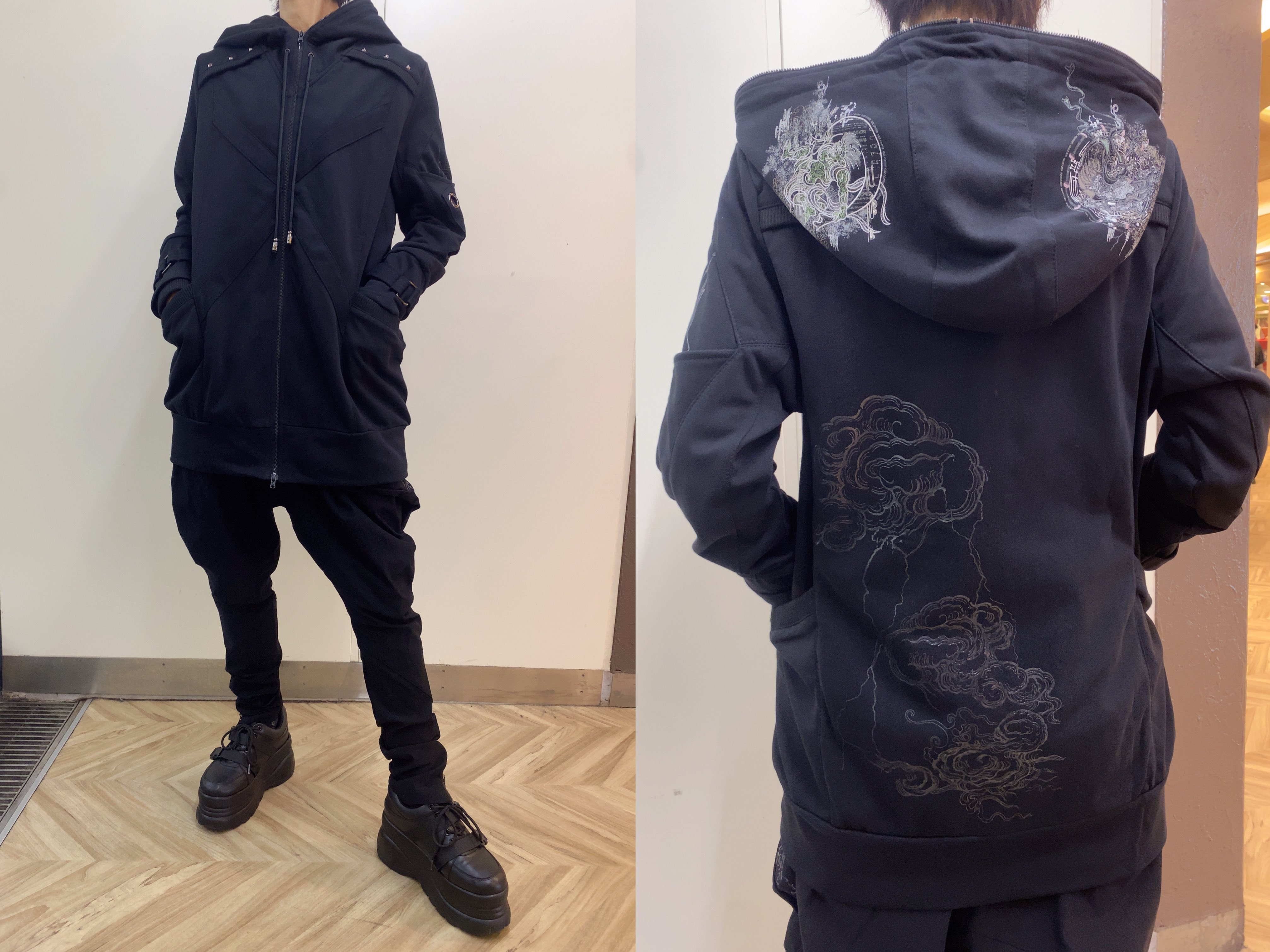 ozz croce ゴシック　ブラックコート ozz croce ゴシック ブラックコート