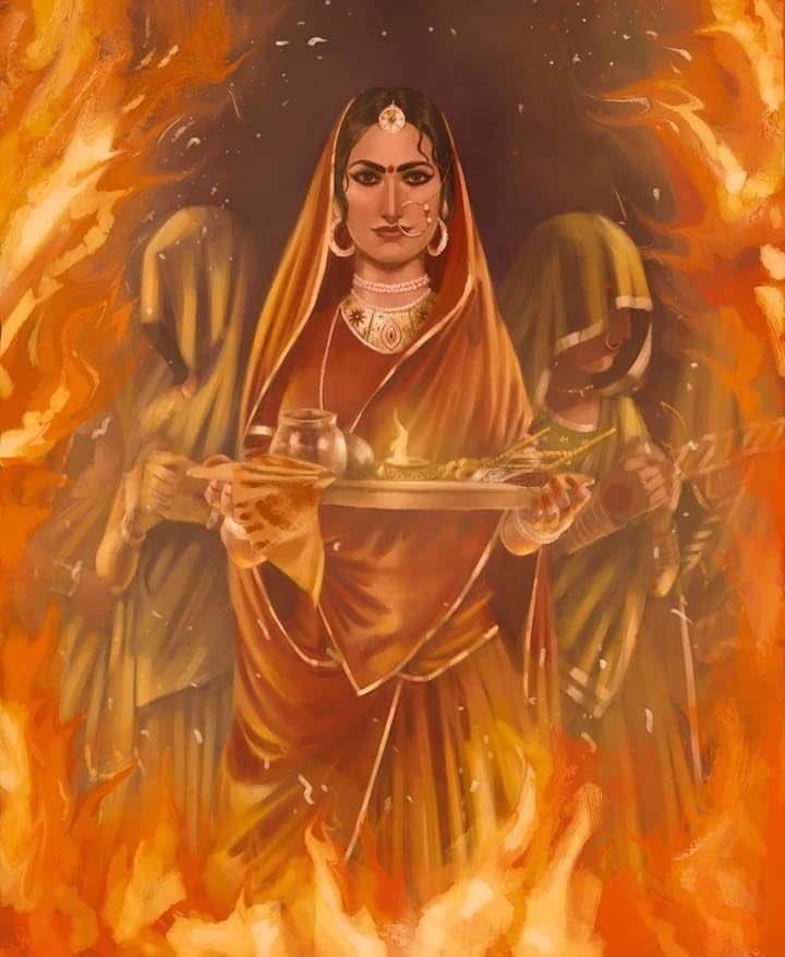 YugalSharmabjp's tweet photo. नारी जद जौहर करे, नर देवड सिर होड़।
मरणो अठे मसखरी, यो मेवाड़ी चित्तौड़॥

पवित्रता, त्याग, शौर्य एवं स्वाभिमान की प्रतीक रानी #माँ_पद्मिनी जी ने 16,000 वीरांगनाओं के साथ अग्निकुंड में आहुति देकर अमर गाथा रची थी।

#जौहर_दिवस पर रानी माँ पद्मिनी जी और समस्त वीरांगनाओं के त्याग एवं बलिदान को शत्-शत् नमन।