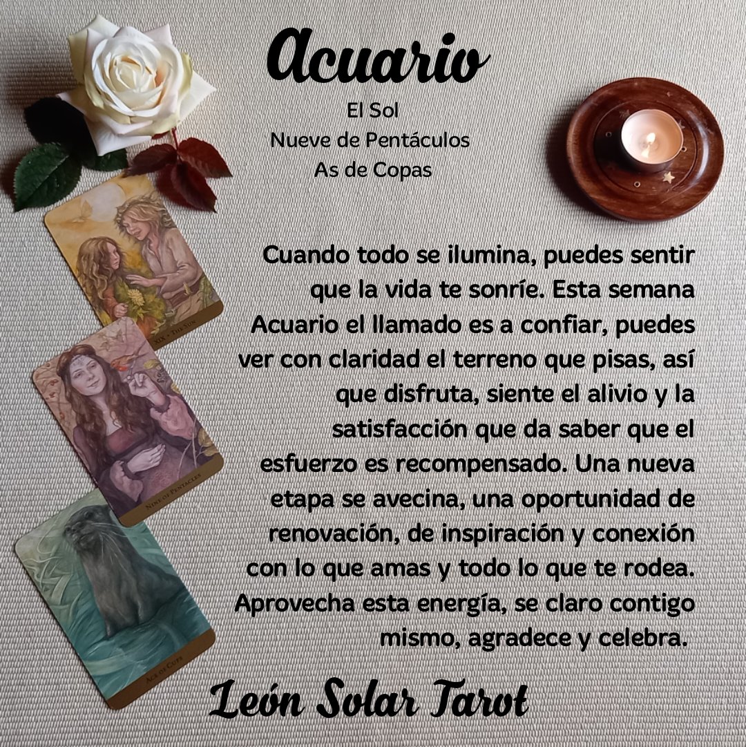 LeonSolarTarot's tweet photo. 🔸 Taróscopo semanal 🔸 
Energías disponibles 
Parte 3

⭐ Semana del 25 al 31 de #Agosto2025 

#Sagitario ♐
#Capricornio ♑
#Acuario ♒
#Piscis ♓
#Tarot
#Chile
#LeonSolarTarot 🦁 https://t.co/UfCv6TQz52