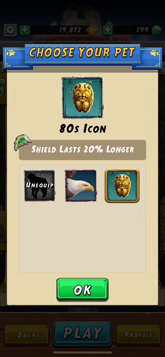 MagicOrder's tweet image. なんか貰えた。ペットだったんだね〜

#TempleRun2