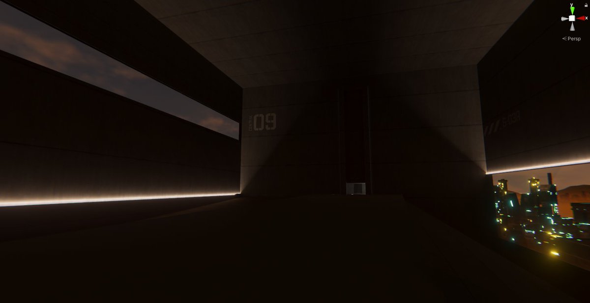 [기동전함 왁데시코 비하인드]
하프라이프2, 블레이드 러너 2049에서 느꼈던
넓고 광활해서 압도되는 그 분위기를 연출하고 싶었던 
내 욕심이 많이 담겨져 있는 공간이다.
특히나 광원과 간접광이 주는 자연스러운 고독함이 너무 좋았다.
마음 속 한켠에 항상 뭍어두던걸 처음 내비친 작품이였던거