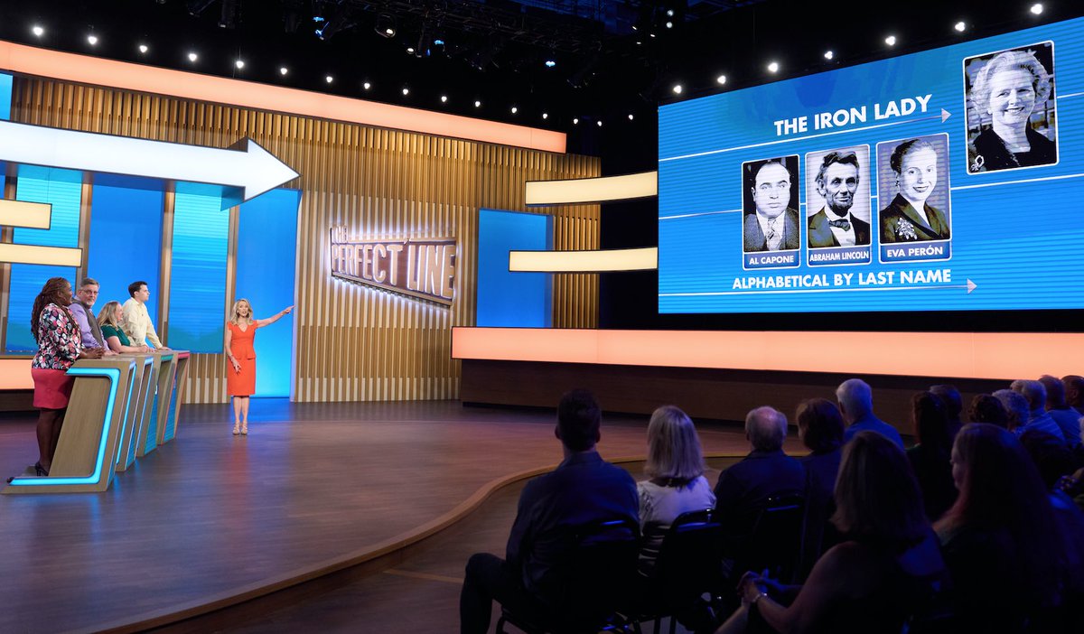 Two weeks from today "The Perfect Line" debuts! It's a happy game show that leaves you feeling good &amp; you'll learn a thing or two! Pls check it out! 😊