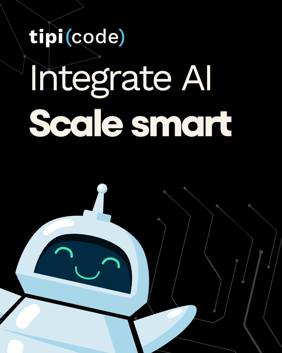 tipi_code's tweet image. 🤖 AI helps you do more with less.
From smart data pipelines to predictive insights, we make AI work for your bottom line.
#AIIntegration #StartupGrowth