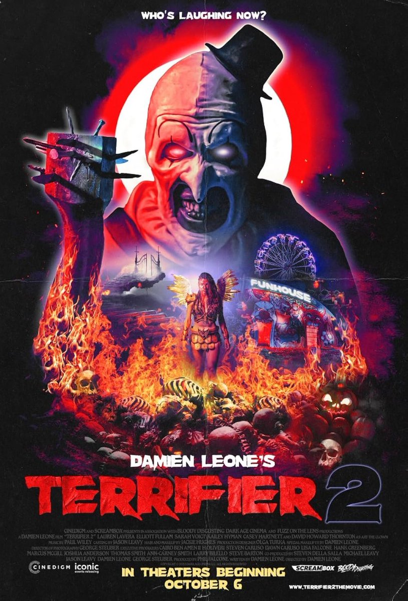 MakeupxMistress's tweet image. #HHN34 Movie Prep continues - Now Watching: #Terrifier2 🔪🩸