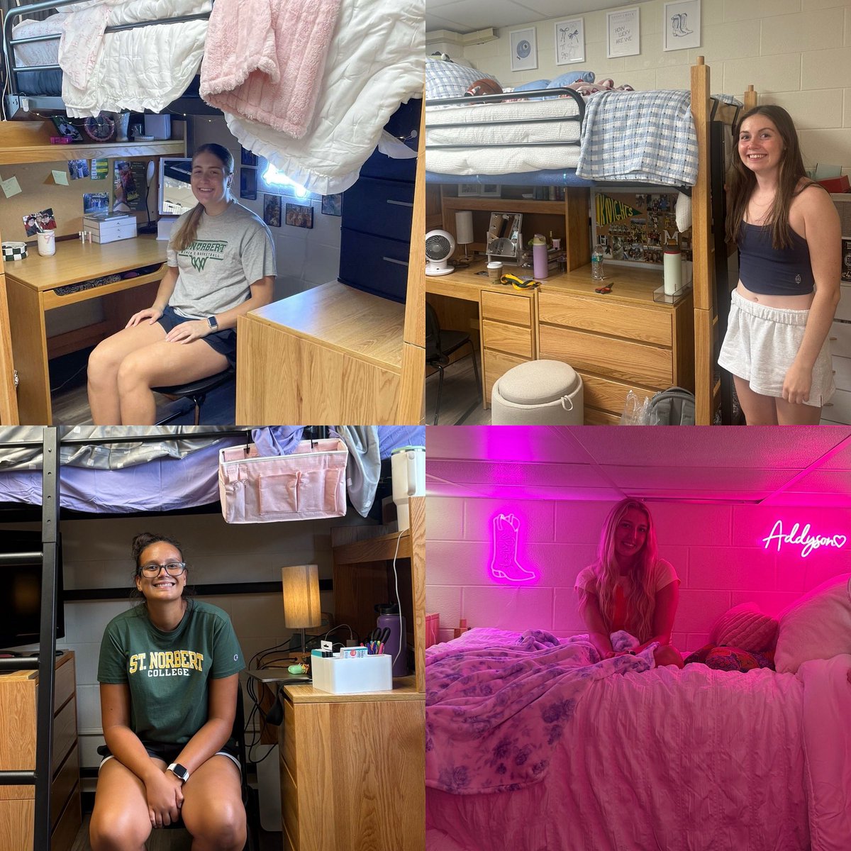 They’re HERE!  Our freshmen are all moved in and have their 1️⃣st day of class in the 📚!  Official intros coming 🔜.  For now, a BIG 🟢⚜️ welcome to <a href="/MakaylaF_0/">Makayla Foley</a> <a href="/AddyPhipps/">Addy Phipps</a> Sam Opitz and Tenley Loos 😁
#GoGreenKnights