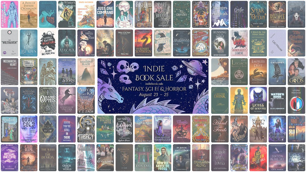 The Narratess Indie August Sale is ALMOST OVER! Dozens of indie fantasy, sci-fi and horror books are on sale or even free! Go check out this amazing sale before it ends!!! 

indiebook.sale 

💙📚