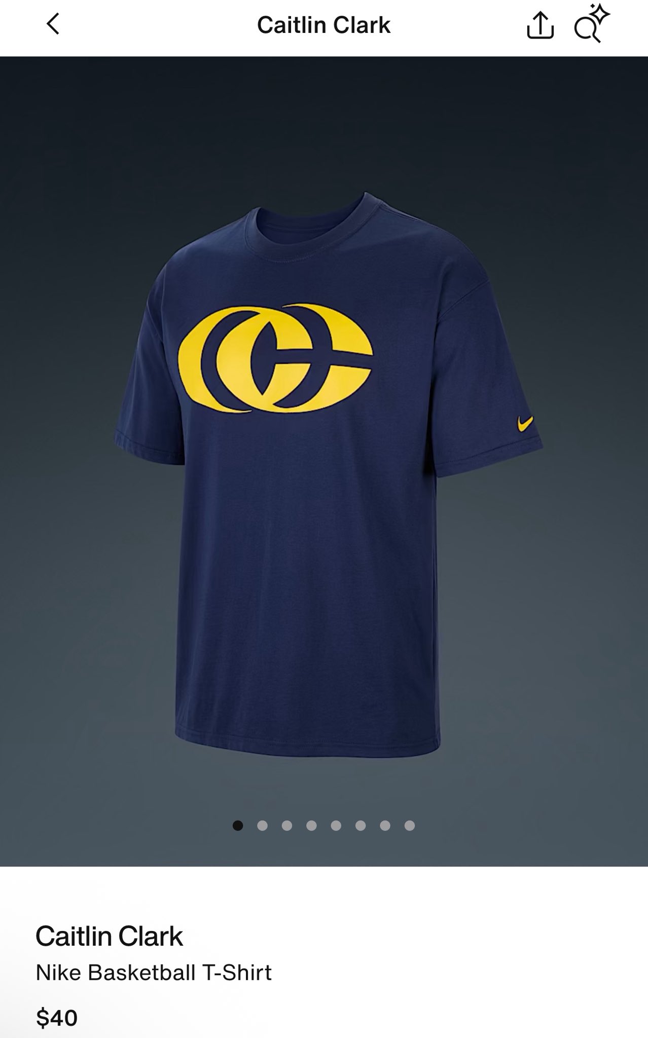 Meghan L. Hall on X: "In case you were wondering what Caitlin Clark's  signature logo would look like on merch, Nike has a shirt that looks like  it will be available soon.