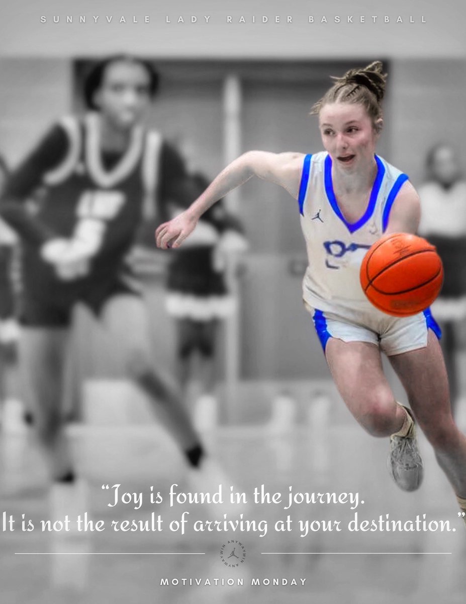MOTIVATIONAL MONDAY 🏀
“Joy is found in the journey. It is not the result of arriving at your destination.”
