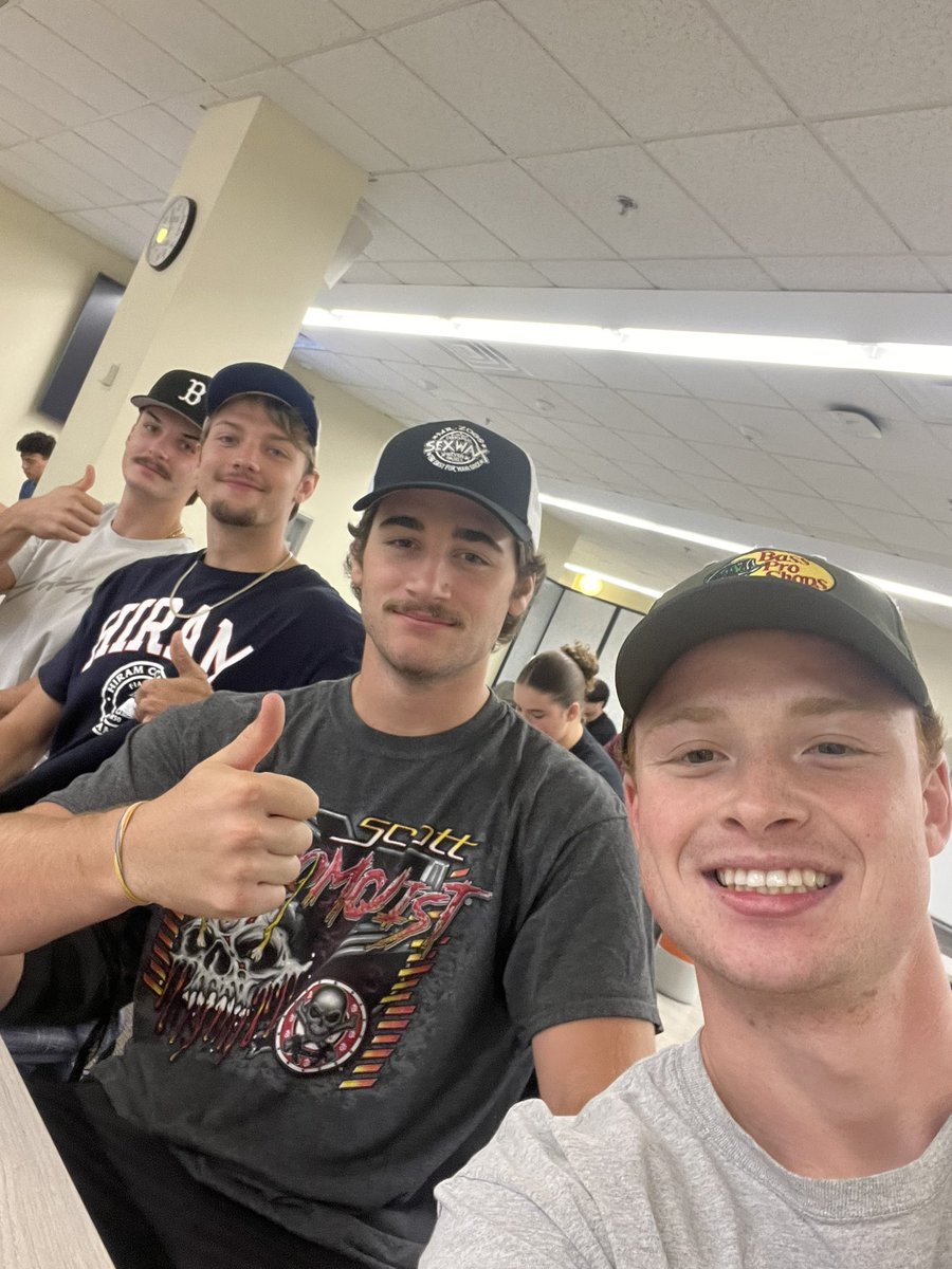 First ever day of classes for Hiram Hockey 🏒