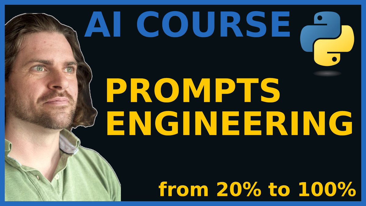 1h40 youtube video: Prompt Engineering in Python | Automatic and Programmatic Prompt Optimization | Complete Course

How to code, your own, automatic prompt optimizer.

How the most advanced prompt  optimization tool, DSPy, works and how to fully leverage its  capabilities. 

How