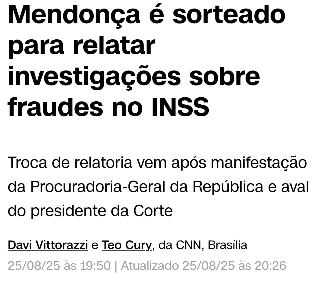 Sorteio do STF é mais viciado que o jogo do tigrinho. É só acionar a palavrinha mágica corrupissaum e o "know-how" em cobertura a conta-gotas da grande imprensa (redação da GNews vai parecer que distribuíram tadalafila todo dia)

Esse é o preço de viver sob a vara da justiça🤷‍♀️