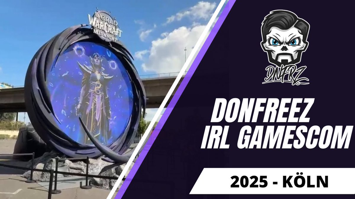 Neues YT Video am Start von dem IRL Stream aus Köln von der Gamescom. 

youtu.be/iEMT3VaYu48?si…