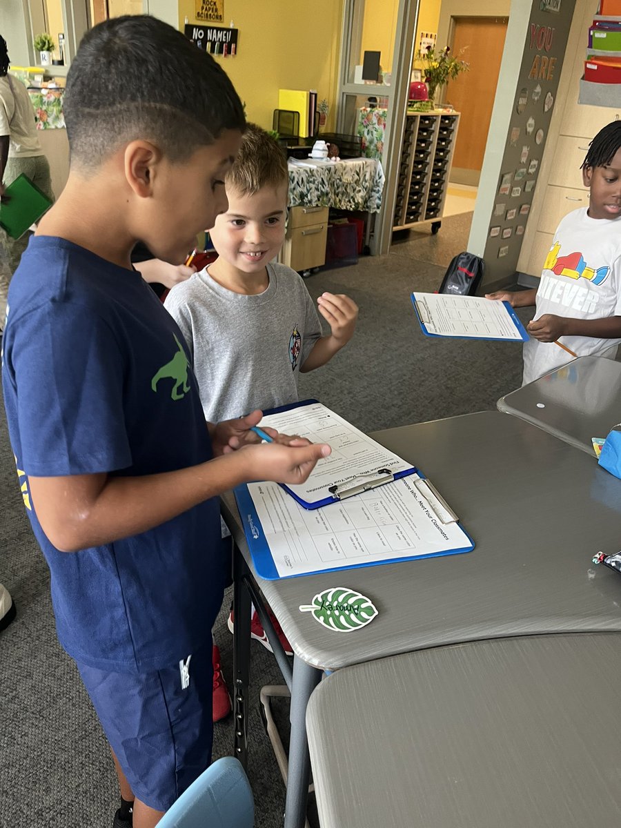 MrsStefanik's tweet image. ✨ First day fun! “The Cactus Crew” kicked off the year with a Classmate Scavenger Hunt 📝👀 A great way to learn more about each other and start building our classroom community. 💡💛 #FirstDayOfSchool #BuildingCommunity @RossvilleElem