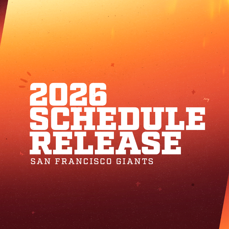 SFGiants's tweet photo. The #SFGiants 2026 schedule is HERE 🗓️