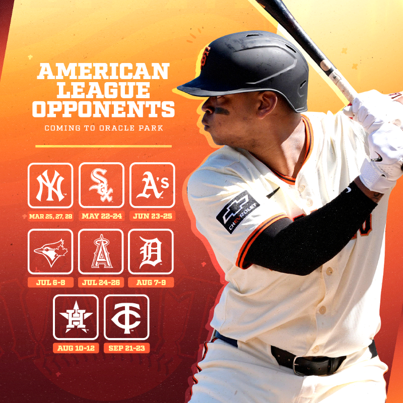 SFGiants's tweet photo. The #SFGiants 2026 schedule is HERE 🗓️
