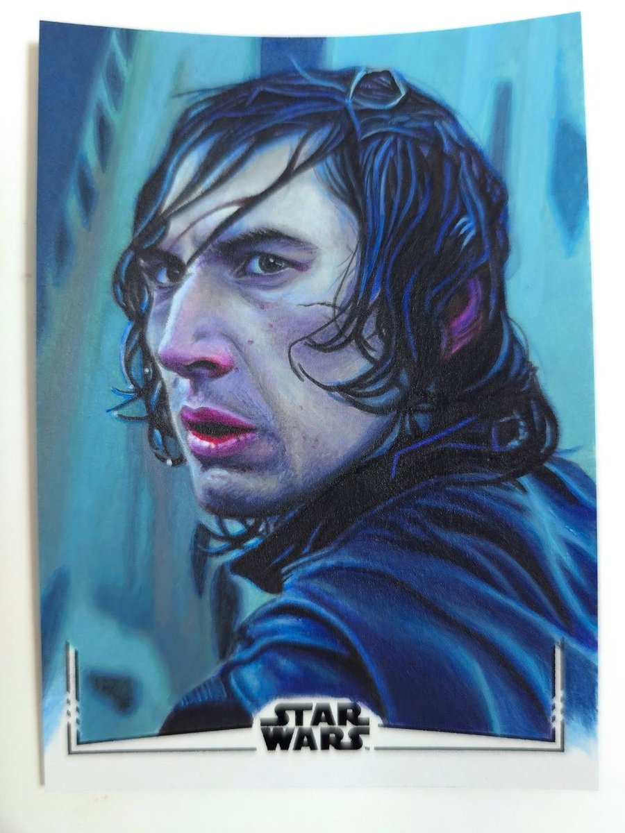 NEW Topps Kylo Ren/Ben Solo sketch card for Star Wars Chrome 2025 - Kris Penix