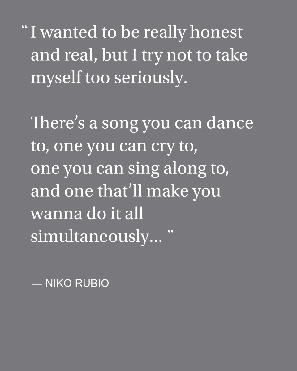 MusicWire_'s tweet photo. Acclaimed Mexican/Salvadoran-American singer-songwriter Niko Rubio has shared her eagerly anticipated new EP, Ring Ring. Read full release on MusicWire.

#NikoRubio #RingRing https://t.co/fZUXooYAVF