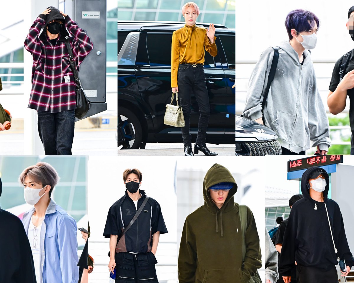 NCTDREAMCENTER's tweet image. 250826 PRESS: NCT DREAM at Incheon airport heading to Guangzhou, China for Fansign Event

#NCTDREAM @NCTsmtown_DREAM