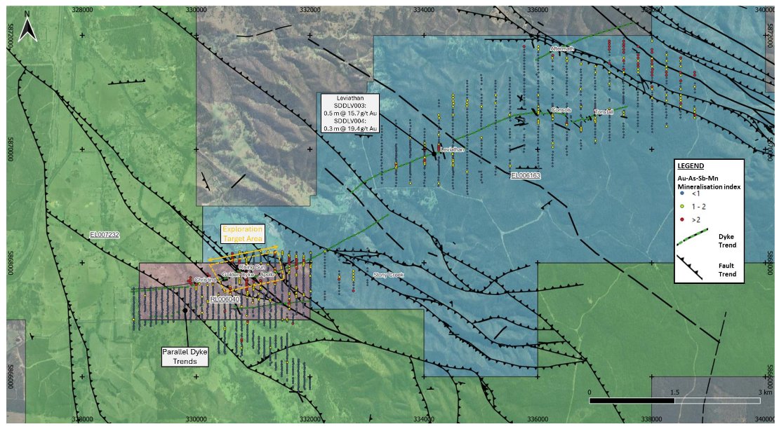 💥Southern Cross Gold rocks Golden Dyke! 🪙 SDDSC151 hits 5.4m @ 29.6 g/t Au, extending mineralization west &amp; deeper. New high-grade zone at Sunday Creek with 61+ intercepts &gt;100 g/t AuEq! 🚀 More drilling planned to unlock this world-class deposit! 
🔎| sxg.irmau.com/pdf/b686ed94-9… |