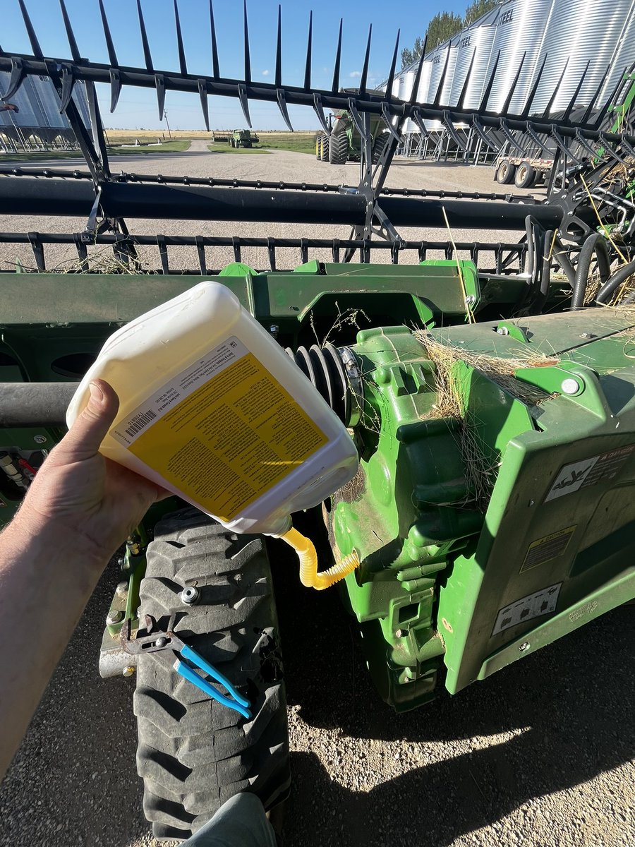 I guess Def isn’t totally useless. Spout works great on these gear cases #wstcndag #Harvest25 #repurposed