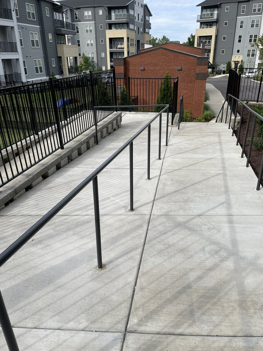 Can anyone tell me what the purpose of this railing is at my apartment?