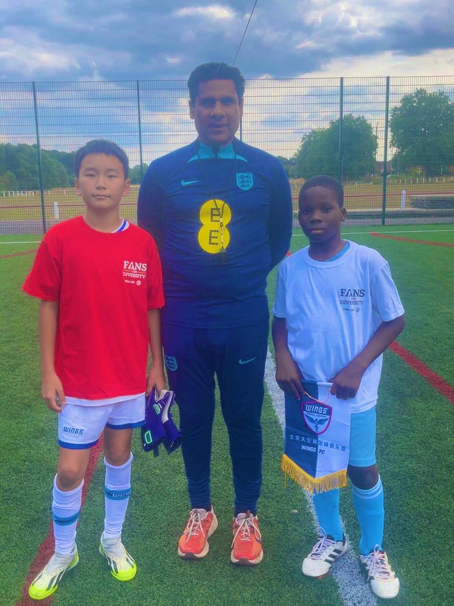 Building Bridges Through Football
A China–UK friendly match hosted by Leicester for All brought together players, fans, and communities, celebrating friendship, culture, and the love of the game. Thank you to everyone who made this possible! 🙌
  #FansForDiversity #FAEDICOP