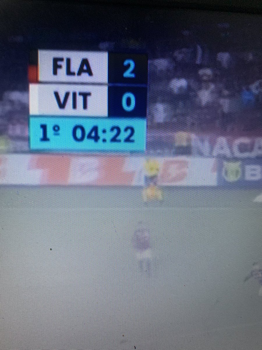Flamengo com 4 min de jogo