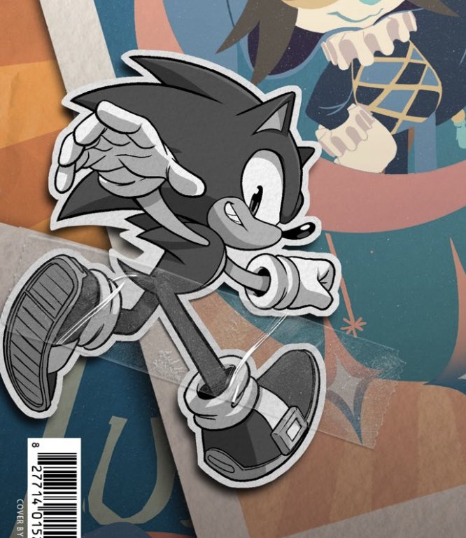 I think it’s cute that Shadow is looking down at Sonic in this new IDW cover
