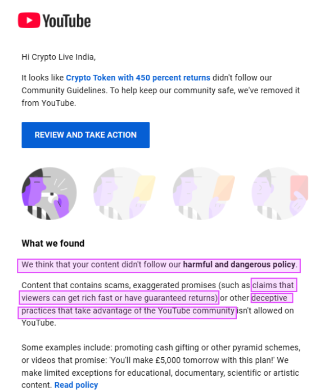 imvijaygir's tweet photo. 2️⃣ I am not going to say much, just follow the 🧵 and you will understand the case. Let's see if there are any humans left at @YouTube head office, or should I tag @YouTubeIndia or @YouTubeCreators .

Here it comes...
Channel @Cryptoliveindia https://t.co/hXqCqGuHyc