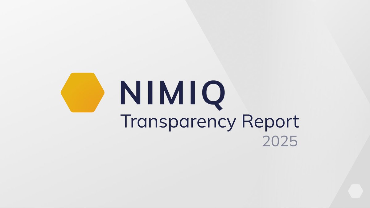 The new transparency report for the 12-month period August 2024 - July 2025 has been published.

Read it here 👇 

nimiq.com/blog/nimiq-tra… 

#Nimiq #Blockchain #Transparency