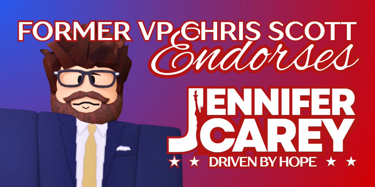 Made this cool graphic to sustain my support for the amazing Jennifer Carey for VP! Make sure to support her and DM me for a graphic if you want me to make you a similar one!