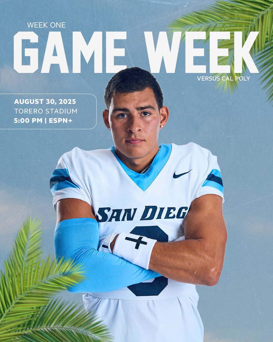 5⃣ days until kickoff at Torero Stadium.

🎟️: bit.ly/463toxz

#GoToreros