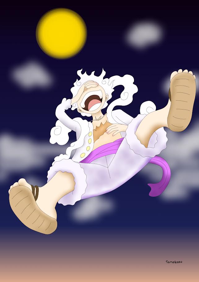 またニカが出てきたから載せとく✨
いつ描いたかな、ワノ国編のカイドウ戦かな🤔

#ONEPIECE