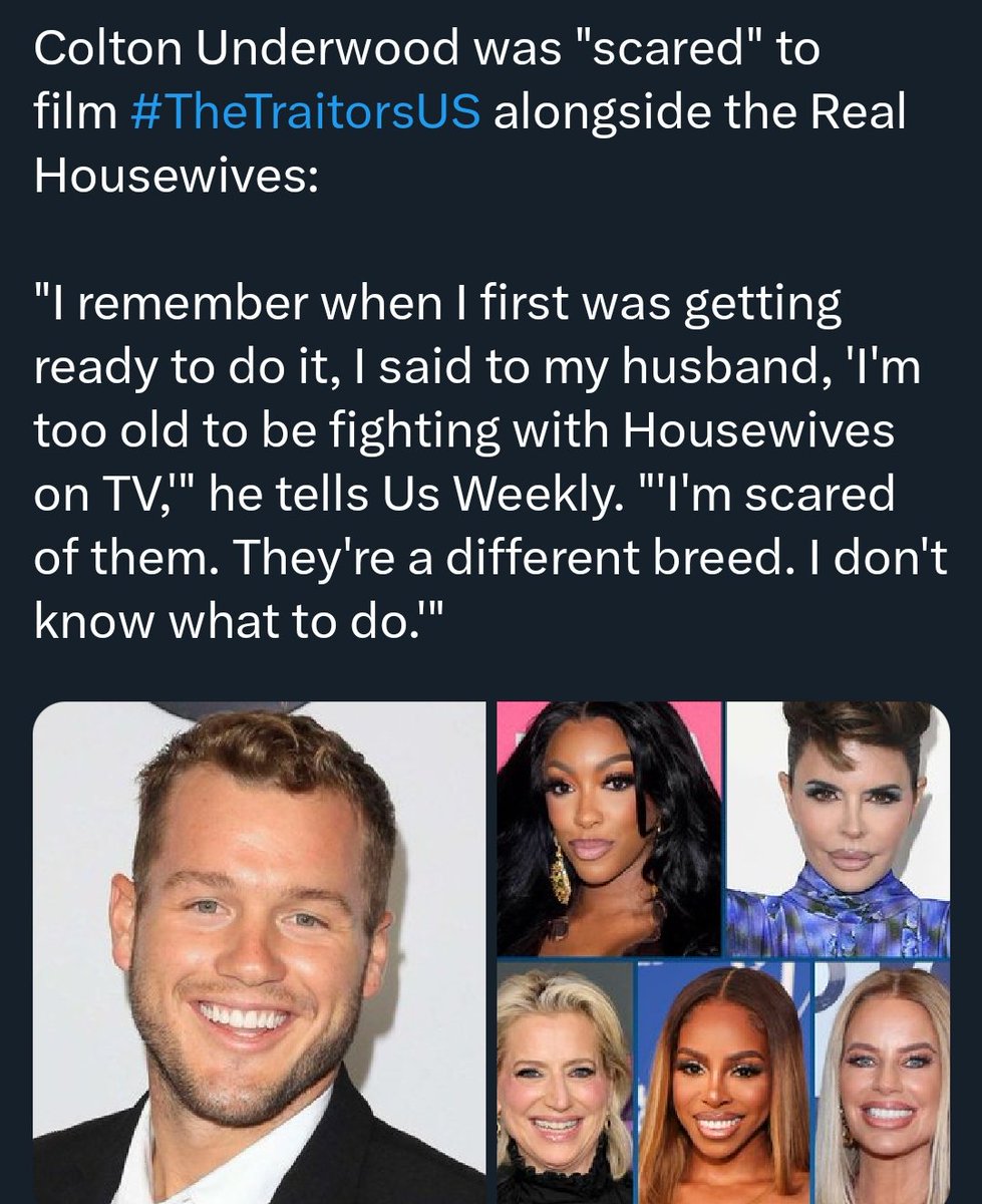 #traitors🗡️
From <a href="/tvdeets/">TV Deets</a> 
#RHODubai🏝️ #rhoa🍑 #rhop🌸
Shoot for #dorinda first and all will be okay.  #traitorsUs🗡️