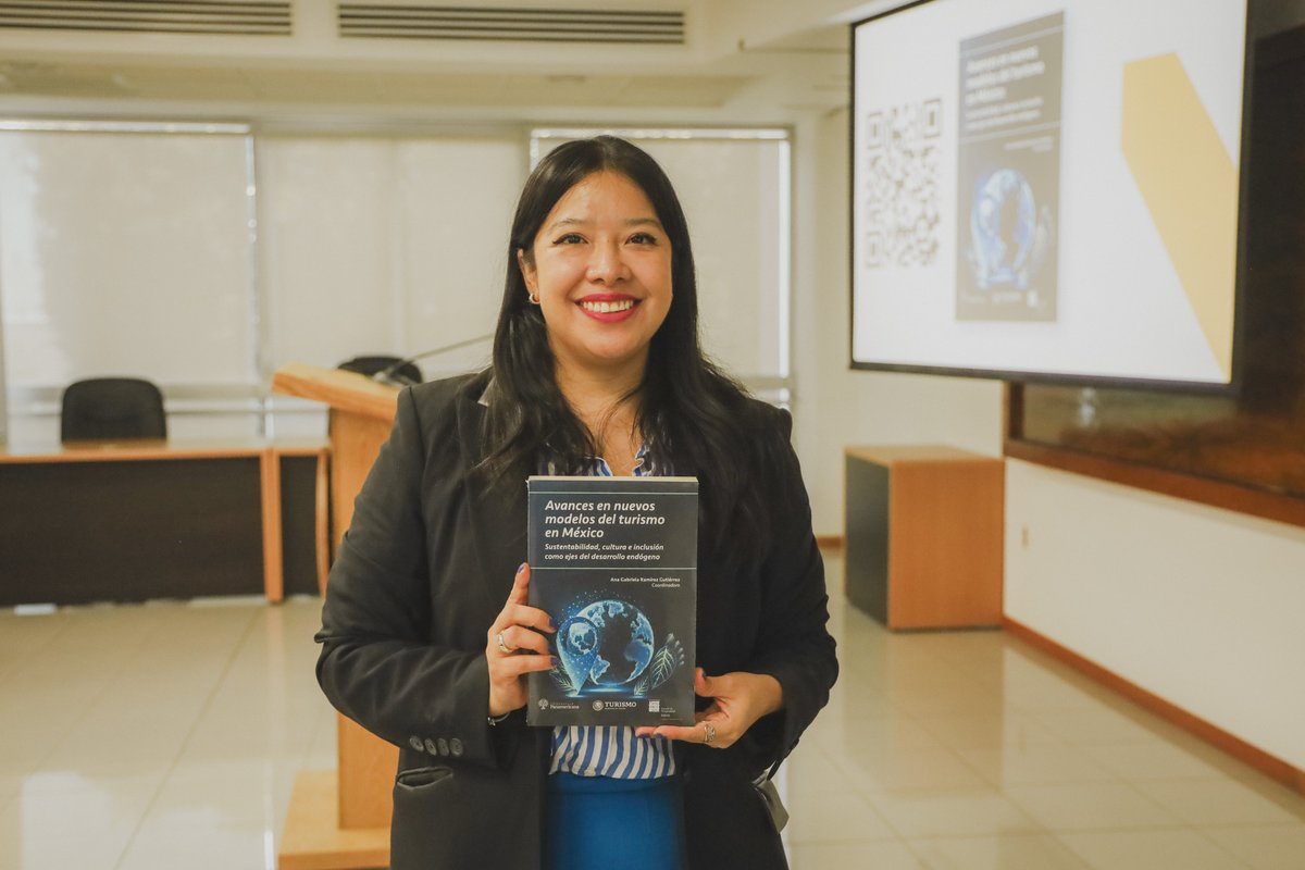 UPGdl's tweet photo. En la UP celebramos la presentación del libro “Avances en nuevos modelos del turismo o en México: Sustentabilidad, cultura e inclusión como ejes del desarrollo endógeno”, coordinado por la Dra. Ana Gabriela Ramírez Gutiérrez, académica de ESDAI. https://t.co/INL44WWLxo