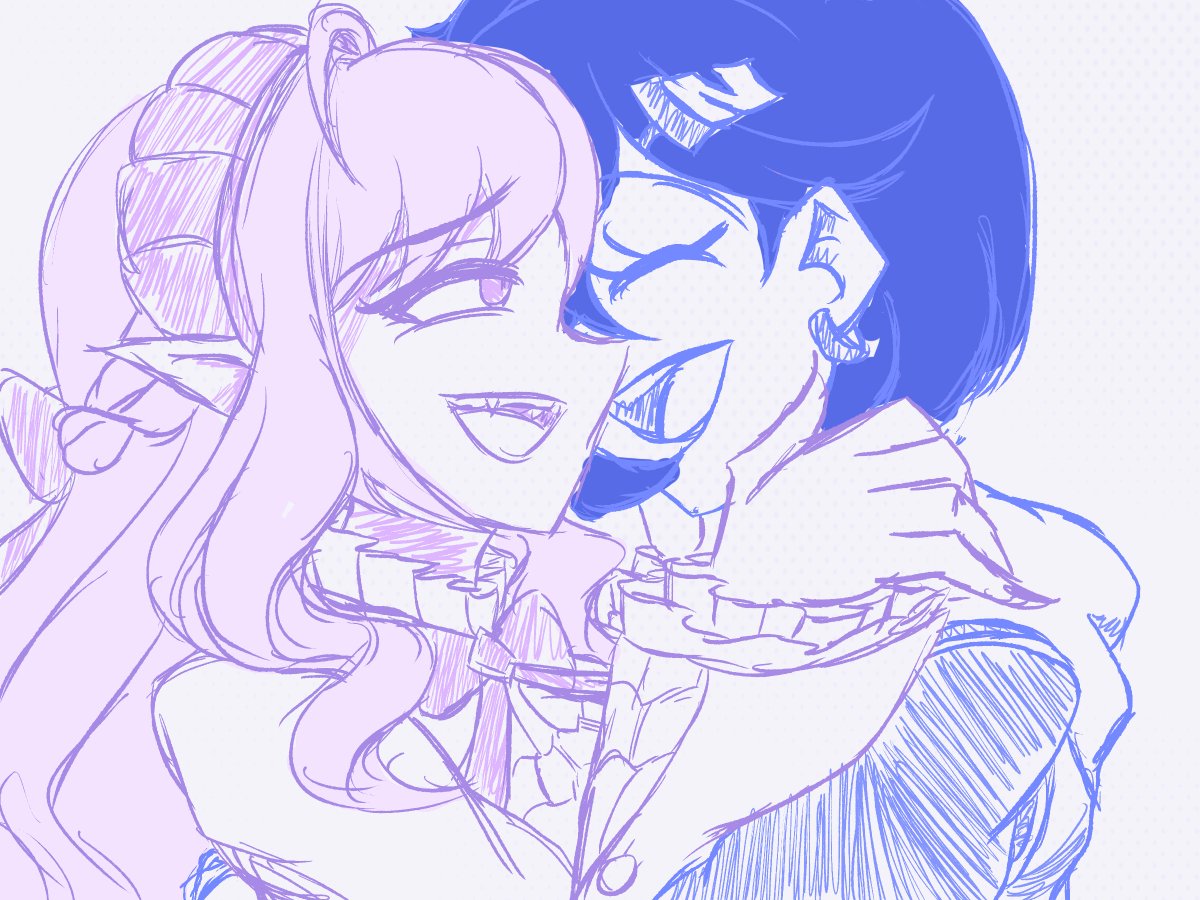 Have a cute ViviBelle doodle for yas! [ Vivian Banshee, Belle ]