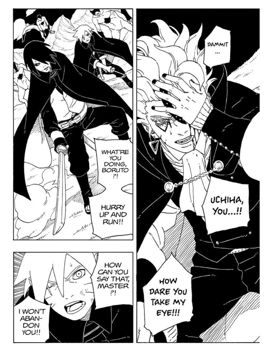 _txniz's tweet photo. Reminder that Sasuke was receiving beats off screen before this panel, happy reading. https://t.co/958bacLsEH