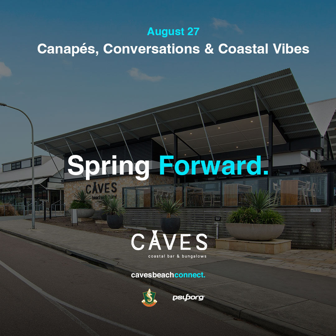 Did we say Canapés, Conversations &amp; Coastal Vibes - Only 6 FREE Tix Left!

Did we mention the food? Courtesy of our sponsor Caves Coastal, you’ll be greeted with free drinks and canapés on arrival. 

It’s a warm welcome to new ideas.

Register now: eventbrite.com.au/e/spring-forwa…