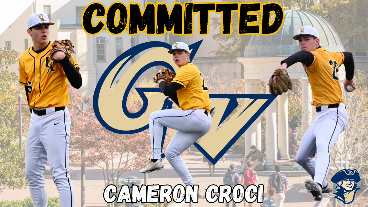 💥 COMMITMENT ALERT 💥

Congratulations to 2026 <a href="/CrociCam/">Cameron Croci</a> on his commitment to further his academic and athletic career <a href="/GWBaseball1/">GW Baseball</a>. 

#FEA | #TraditionNeverGraduates 🐻⚾️