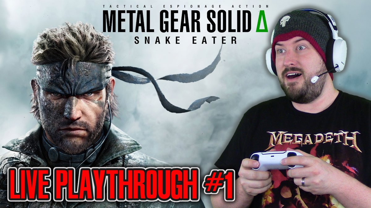 I'll be back in the Game Chamber at midnight tonight for the early release launch of #MetalGearSolidΔ  
youtube.com/live/vSY8eE7Gx…