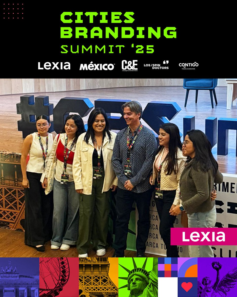 LEXIAGlobal's tweet image. La satisfacción de ver cómo nuestro trabajo puede motivar a nuevas generaciones. @guidolara en Cities Branding Summit 2025. #MarcaMéxico

@LosSpinDoctors
@CE_Mexico