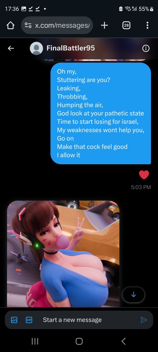 sarahs_slave12's tweet photo. This loser 
@FinalBattler95
Stepped up
Told me he was a fan
And got humbled
Whos next?
#wankbattle https://t.co/3k37oqN6mN